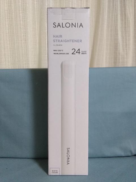 サロニア ストレートヘアアイロン ホワイト < 家電/AV サロニア ストレートヘアアイロン ホワイト < 家電/AVの