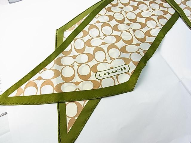 500円スタ★正規品COACH コーチ CC柄 シグネチャー シルク100% ロングスカーフ 16x150cm < ブランド 500円スタ★正規品COACH コーチ CC柄 シグネチャー シルク100% ロングスカーフ 16x150cm < ブランドの