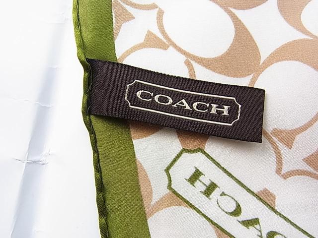 500円スタ★正規品COACH コーチ CC柄 シグネチャー シルク100% ロングスカーフ 16x150cm < ブランド 500円スタ★正規品COACH コーチ CC柄 シグネチャー シルク100% ロングスカーフ 16x150cm < ブランドの