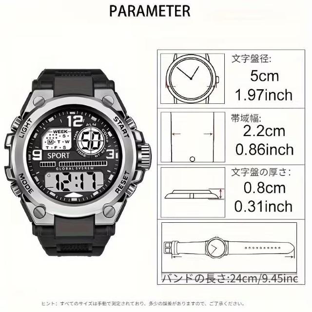 爆ヤス価格1390円★【新登場】スタイリッシュで高品質な多機能ウォッチ。7色の光る色と2つの点灯モード ローズゴールデン < 男性アクセサリー/時計 爆ヤス価格1390円★【新登場】スタイリッシュで高品質な多機能ウォッチ。7色の光る色と2つの点灯モード ローズゴールデン < 男性アクセサリー/時計の