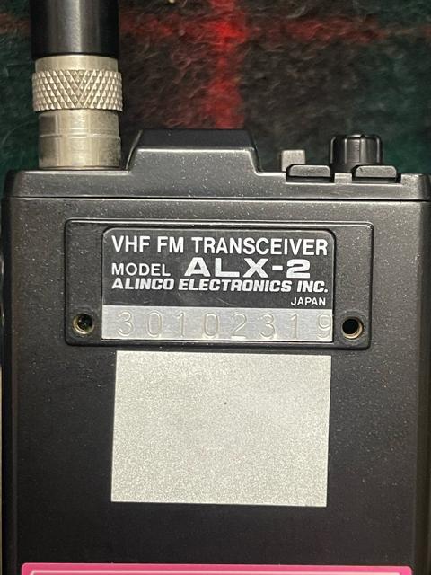 ALINCO �A���C���R ALX-2 �g�����V�[�o�[ 2��Z�b�g ���얢�m�F �� �z�r�[�� 