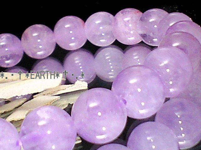 天然石★8ミリ薄紫ラベンダーアメジスト紫水晶数珠 < 女性アクセサリー/時計 天然石★8ミリ薄紫ラベンダーアメジスト紫水晶数珠 < 女性アクセサリー/時計の