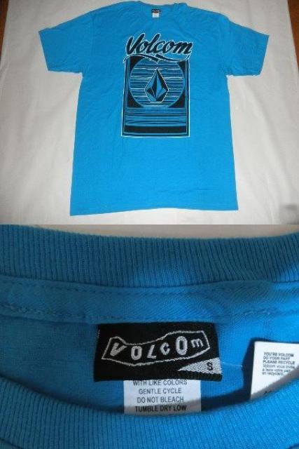 本場USA購入 ボルコム【VOLCOM】プリントTシャツUS S サックス < ブランド  本場USA購入 ボルコム【VOLCOM】プリントTシャツUS S サックス < ブランドの