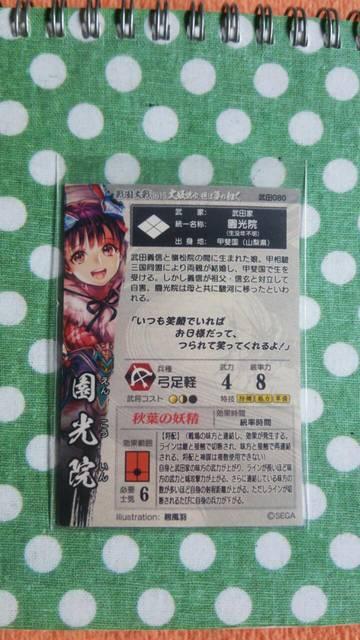 戦国大戦 SR 園光院 < トレーディングカード  戦国大戦 SR 園光院 < トレーディングカードの