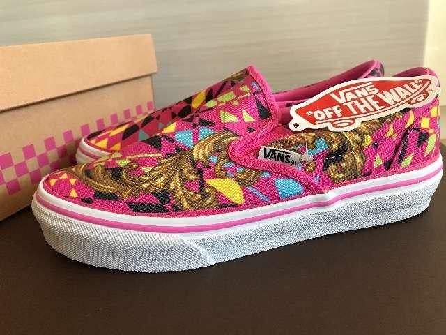 ☆浜崎あゆみVANSのコラボスリッポン☆PINK/23cm限定品 < タレントグッズ  ☆浜崎あゆみVANSのコラボスリッポン☆PINK/23cm限定品 < タレントグッズの