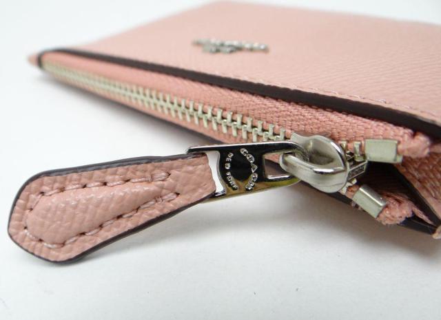 コーチ レザー キーリング パスケース付コインケース ピンク【送料無料】 < ブランド コーチ レザー キーリング パスケース付コインケース ピンク【送料無料】 < ブランドの