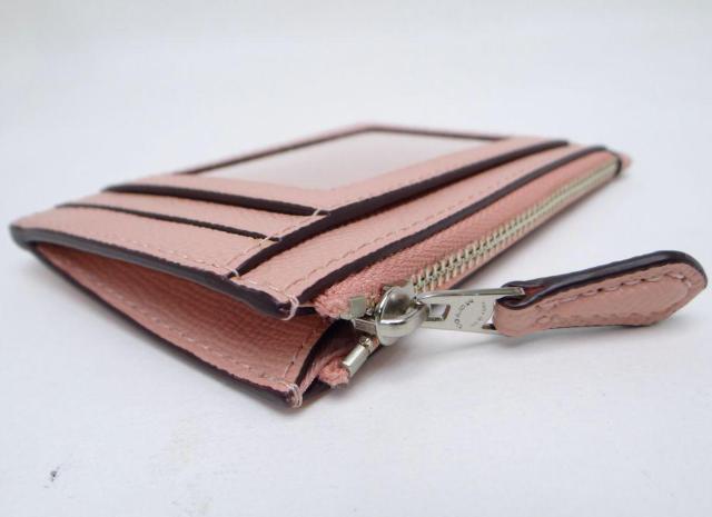 コーチ レザー キーリング パスケース付コインケース ピンク【送料無料】 < ブランド コーチ レザー キーリング パスケース付コインケース ピンク【送料無料】 < ブランドの