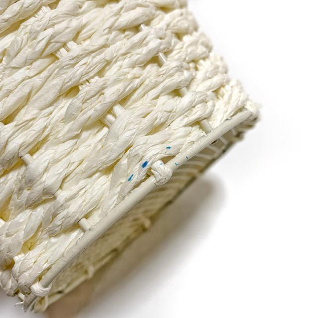 【美品】ペーパーバスケット 底金網タイプ/オフ白/植木鉢隠し/小物入れ < インテリア/ライフ 【美品】ペーパーバスケット 底金網タイプ/オフ白/植木鉢隠し/小物入れ < インテリア/ライフの