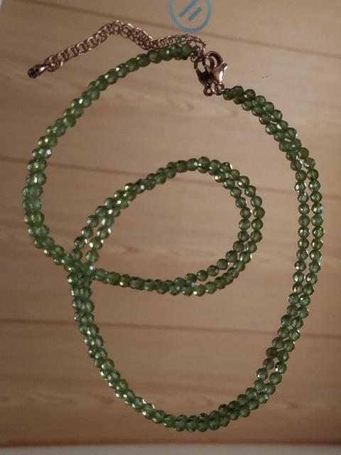 Hand Made ペリドットネックレス 綺麗な若草色 < 女性アクセサリー/時計  Hand Made ペリドットネックレス 綺麗な若草色  < 女性アクセサリー/時計の