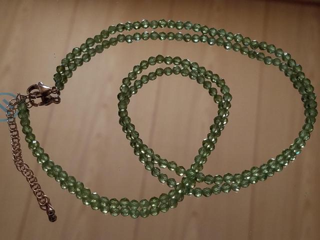 Hand Made ペリドットネックレス 綺麗な若草色 < 女性アクセサリー/時計  Hand Made ペリドットネックレス 綺麗な若草色 < 女性アクセサリー/時計の