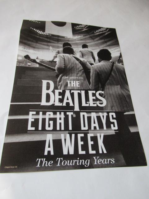 ザ・ビートルズの映画、「Eight Days A Week」のパンフレット  白黒 < タレントグッズ  ザ・ビートルズの映画、「Eight Days A Week」のパンフレット  白黒  < タレントグッズの