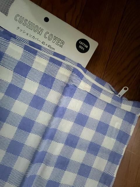 クッションカバー!2枚セット!新品!45×45センチ!ファスナー式! < インテリア/ライフ  クッションカバー!2枚セット!新品!45×45センチ!ファスナー式! < インテリア/ライフの