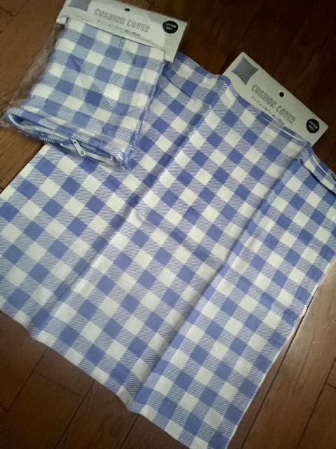 クッションカバー!2枚セット!新品!45×45センチ!ファスナー式! < インテリア/ライフ  クッションカバー!2枚セット!新品!45×45センチ!ファスナー式! < インテリア/ライフの