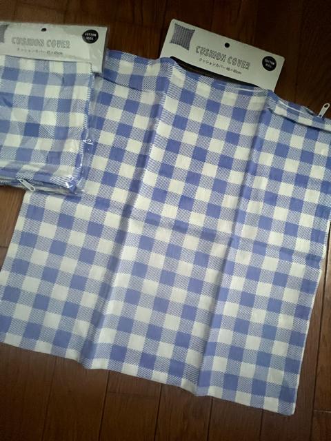 クッションカバー!2枚セット!新品!45×45センチ!ファスナー式! < インテリア/ライフ  クッションカバー!2枚セット!新品!45×45センチ!ファスナー式! < インテリア/ライフの