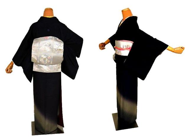 【最高級】美品 京都の名門【銀花仙】 グラデーション 1つ紋 やまと誂製 色留袖 身丈155cm 裄62.5cm T3487 < 女性ファッション  【最高級】美品 京都の名門【銀花仙】 グラデーション 1つ紋 やまと誂製 色留袖 身丈155cm 裄62.5cm T3487 < 女性ファッションの