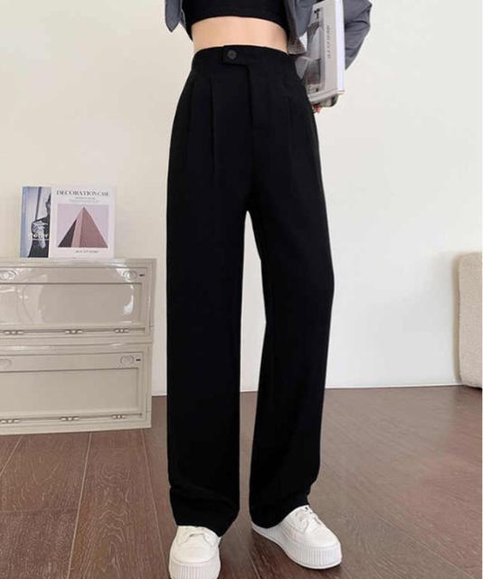 送料無料 新品 ハイウエストスラックス セミワイドパンツ < 女性ファッション  送料無料 新品 ハイウエストスラックス セミワイドパンツ < 女性ファッションの