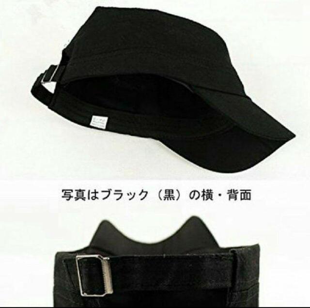 ワークキャップ  ブラック < 男性ファッション  ワークキャップ  ブラック < 男性ファッションの