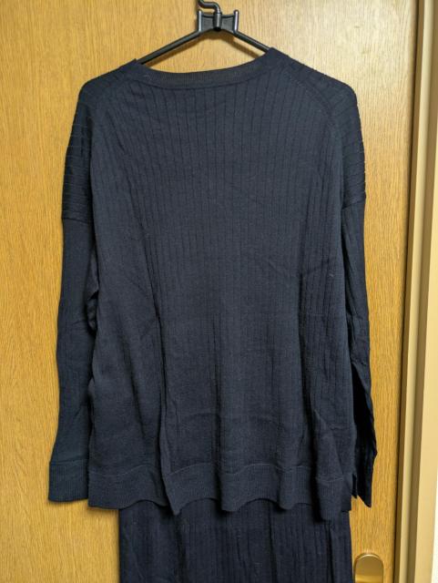 ユニクロ美品ネイビー紺ウール混リブストレッチニットセットアップリブ丸首セーターウエストゴムリブタイトスカートL11号12号2点 < ブランド ユニクロ美品ネイビー紺ウール混リブストレッチニットセットアップリブ丸首セーターウエストゴムリブタイトスカートL11号12号2点 < ブランドの