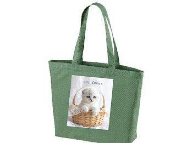 キャンバス トートバッグ オリーブ スコティシュフォールド 猫好き 愛猫 前 < 女性ファッション キャンバス トートバッグ オリーブ スコティシュフォールド 猫好き 愛猫 前 < 女性ファッションの