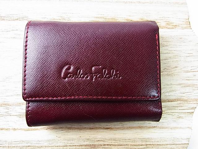 �y���K�V�i���l�z�J�����X�t�@���` Carlos Falchi�@3�܂�R���p�N�g���z �{�v �� �����t�@�b�V������ 