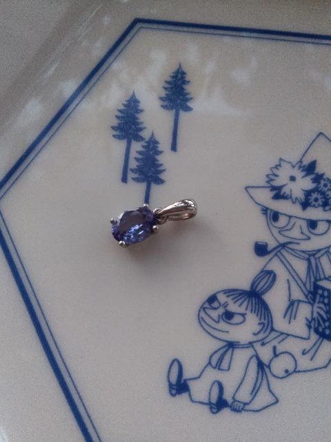 タンザナイトペンダントトップ★925 中古美品 < 女性アクセサリー/時計 タンザナイトペンダントトップ★925 中古美品 < 女性アクセサリー/時計の