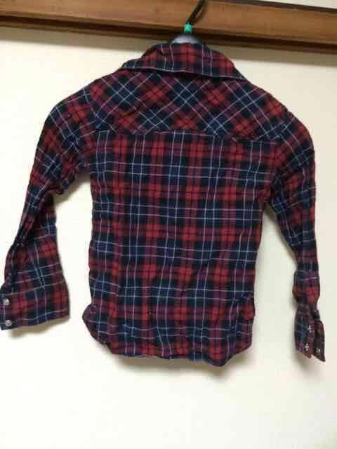 チェックシャツ/長袖シャツ/110cm < キッズ/ベビー  チェックシャツ/長袖シャツ/110cm < キッズ/ベビーの