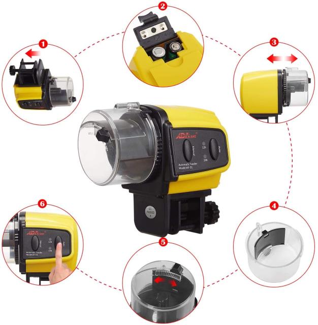 魚自動給餌器 オートフィーダー 留守中の餌やり < ペット/手芸/園芸  魚自動給餌器 オートフィーダー 留守中の餌やり < ペット/手芸/園芸の