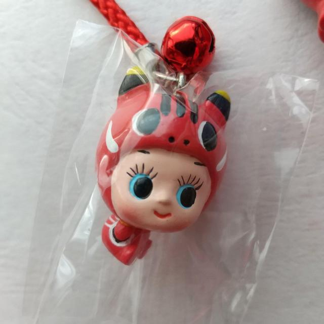 キューピー あかべこ あかべい 2個セット 根付け ストラップ < 家電/AV  キューピー あかべこ あかべい 2個セット 根付け ストラップ < 家電/AVの