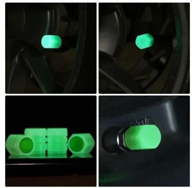 送料無料 未使用品 4個セット バルブキャップ 蛍光 ブルー < 自動車/バイク 送料無料 未使用品 4個セット バルブキャップ 蛍光 ブルー < 自動車/バイク