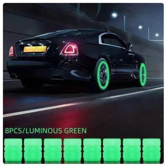 送料無料 未使用品 4個セット バルブキャップ 蛍光 ブルー < 自動車/バイク 送料無料 未使用品 4個セット バルブキャップ 蛍光 ブルー < 自動車/バイク