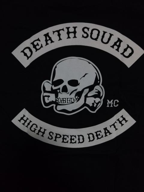 DEATHSQUADMCデススクアッドTシャツサイズSバイクハーレーダイナ < 男性ファッション  DEATHSQUADMCデススクアッドTシャツサイズSバイクハーレーダイナ  < 男性ファッションの