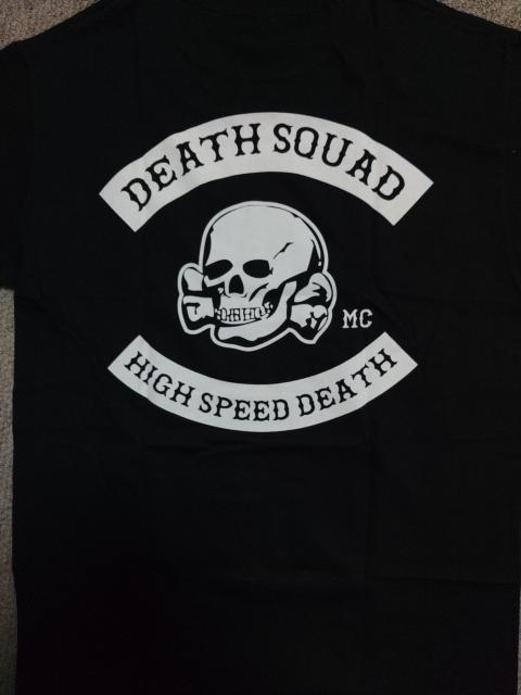 DEATHSQUADMCデススクアッドTシャツサイズSバイクハーレーダイナ < 男性ファッション  DEATHSQUADMCデススクアッドTシャツサイズSバイクハーレーダイナ < 男性ファッションの