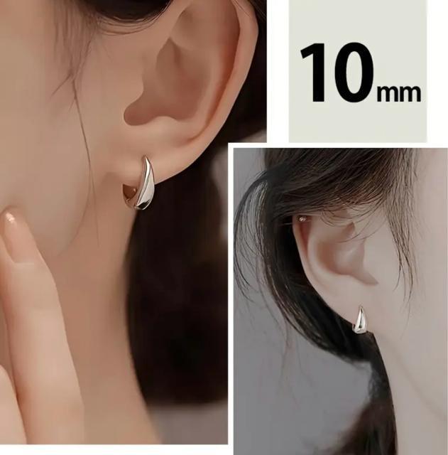 女性向け シック スタイリッシュ 小さいフープイヤリング ペア アレルギー防止 ゴールデン素材 ニッケル不使用 ゴールド < 女性アクセサリー/時計  女性向け シック スタイリッシュ 小さいフープイヤリング ペア アレルギー防止 ゴールデン素材 ニッケル不使用 ゴールド < 女性アクセサリー/時計の