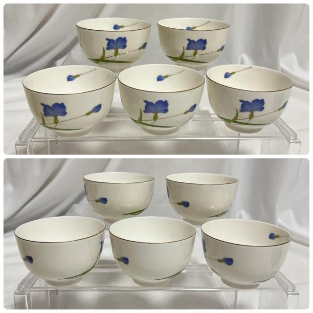 未使用 美濃焼 翔山 茶菓揃 湯呑 菓子皿 各5客 青い花 ブルーグリーン A 茶器 金縁 金彩 日本茶 煎茶 < インテリア/ライフ 未使用 美濃焼 翔山 茶菓揃 湯呑 菓子皿 各5客 青い花 ブルーグリーン A 茶器 金縁 金彩 日本茶 煎茶 < インテリア/ライフの