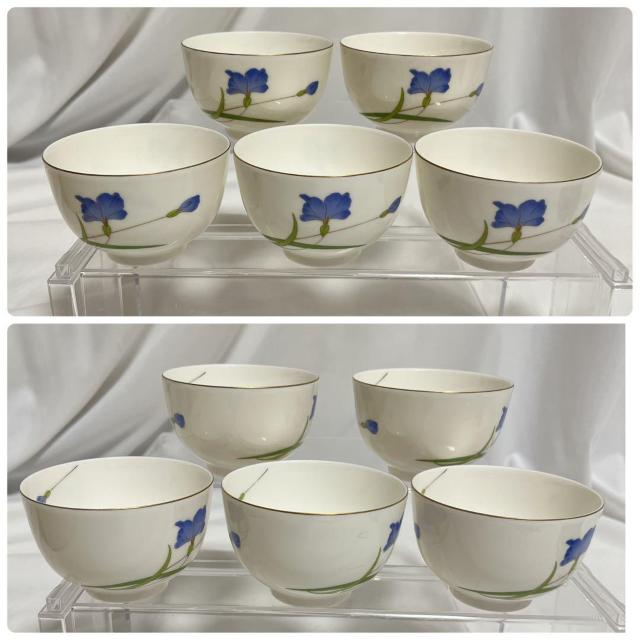 未使用 美濃焼 翔山 茶菓揃 湯呑 菓子皿 各5客 青い花 ブルーグリーン A 茶器 金縁 金彩 日本茶 煎茶 < インテリア/ライフ 未使用 美濃焼 翔山 茶菓揃 湯呑 菓子皿 各5客 青い花 ブルーグリーン A 茶器 金縁 金彩 日本茶 煎茶 < インテリア/ライフの