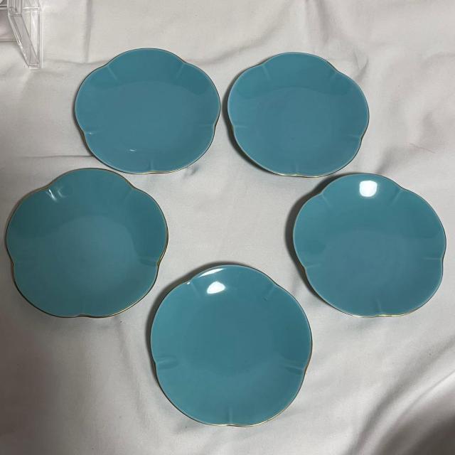 未使用 美濃焼 翔山 茶菓揃 湯呑 菓子皿 各5客 青い花 ブルーグリーン A 茶器 金縁 金彩 日本茶 煎茶 < インテリア/ライフ 未使用 美濃焼 翔山 茶菓揃 湯呑 菓子皿 各5客 青い花 ブルーグリーン A 茶器 金縁 金彩 日本茶 煎茶 < インテリア/ライフの