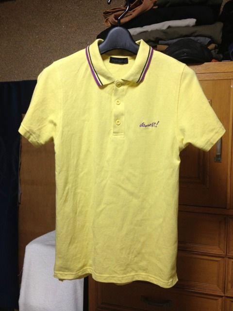 ワールドワイドラブ バックプリント 半袖ポロシャツ Sサイズ 黄色 ロック 古着 ユーズド < ブランド  ワールドワイドラブ バックプリント 半袖ポロシャツ Sサイズ 黄色 ロック 古着 ユーズド  < ブランドの