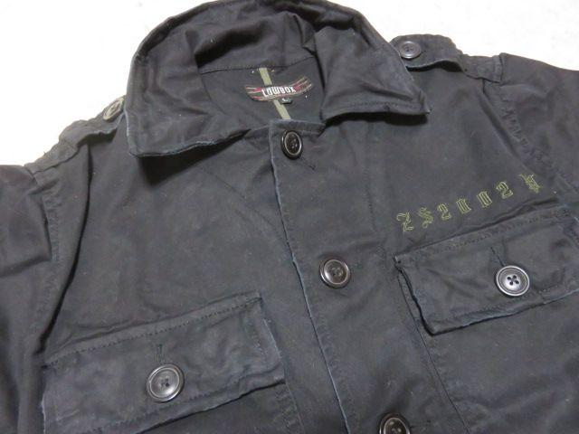 【LOWBOX】襟.胸ポケットワイヤー入♪フロントジッパー&釦 ロゴ刺繍ジャケット < 男性ファッション 【LOWBOX】襟.胸ポケットワイヤー入♪フロントジッパー&釦 ロゴ刺繍ジャケット < 男性ファッションの