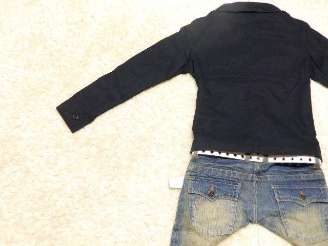 【LOWBOX】襟.胸ポケットワイヤー入♪フロントジッパー&釦 ロゴ刺繍ジャケット < 男性ファッション 【LOWBOX】襟.胸ポケットワイヤー入♪フロントジッパー&釦 ロゴ刺繍ジャケット < 男性ファッションの