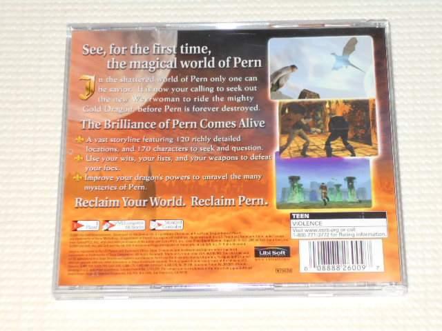 DC★RAGON RIDERS CHRONICLES OF PERN 海外版 < ゲーム本体/ソフト  DC★RAGON RIDERS CHRONICLES OF PERN 海外版 < ゲーム本体/ソフトの