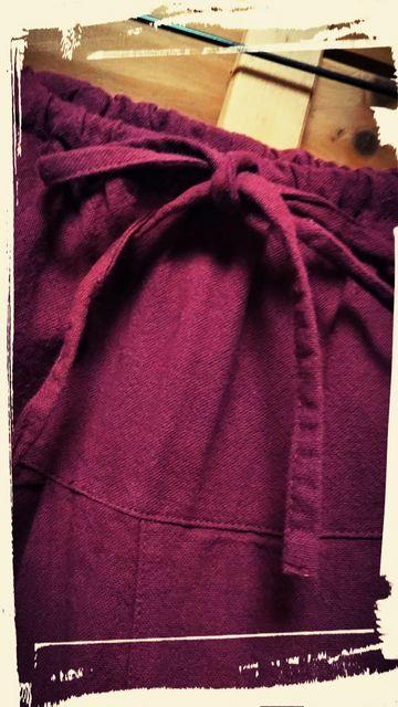 *MALAIKA* 八分丈 ワイドパンツ 新品 ボルドー < ブランド *MALAIKA* 八分丈 ワイドパンツ 新品 ボルドー < ブランドの