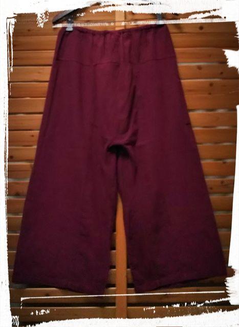 *MALAIKA* 八分丈 ワイドパンツ 新品 ボルドー < ブランド *MALAIKA* 八分丈 ワイドパンツ 新品 ボルドー < ブランドの