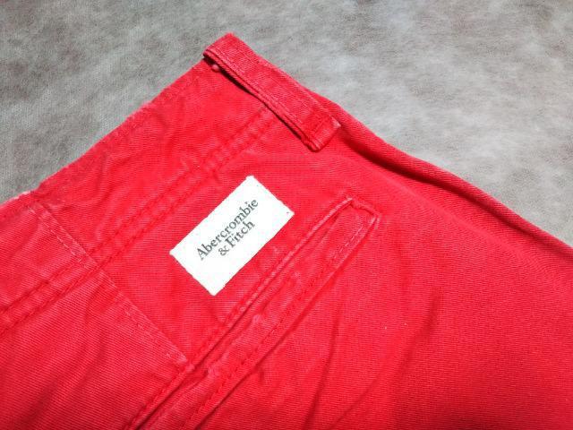 アバクロ ショートパンツ レッド 32 < ブランド  アバクロ ショートパンツ レッド 32 < ブランドの
