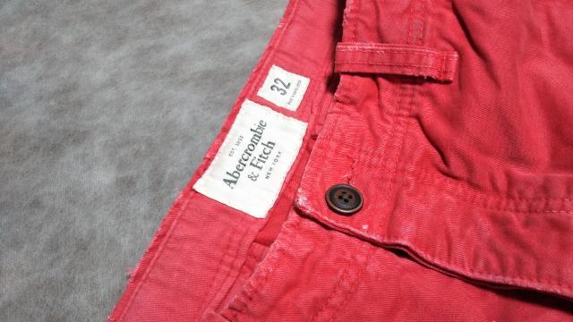 アバクロ ショートパンツ レッド 32 < ブランド  アバクロ ショートパンツ レッド 32 < ブランドの