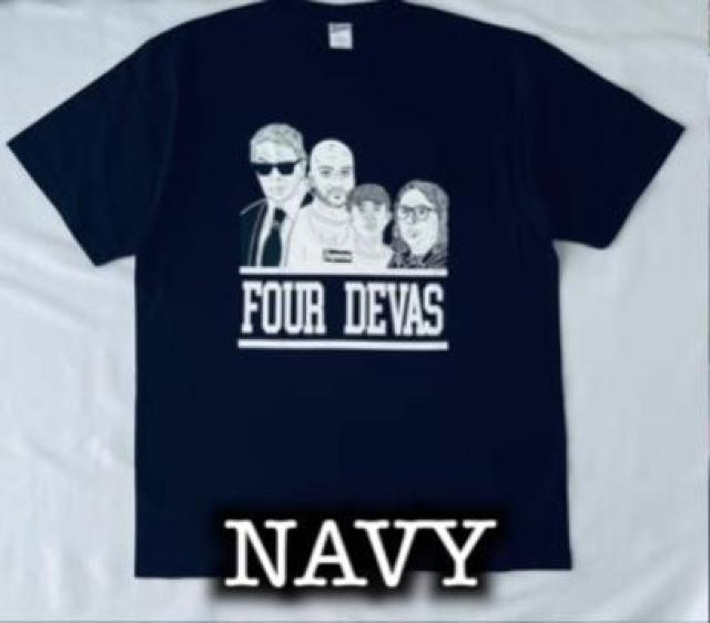 CHANGE☆FOUR DEVAS Tee (Navy) < 男性ファッション  CHANGE☆FOUR DEVAS Tee (Navy)  < 男性ファッションの