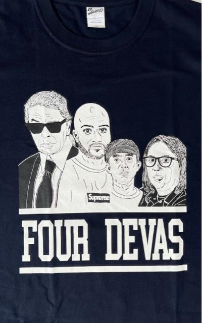 CHANGE☆FOUR DEVAS Tee (Navy) < 男性ファッション  CHANGE☆FOUR DEVAS Tee (Navy) < 男性ファッションの