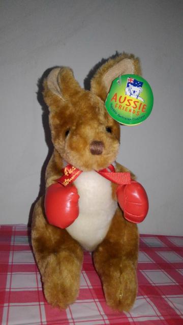 AUSSIE FRIENDS カンガルー ボクシング ぬいぐるみ 正規品 Aランク  レトロ < おもちゃ  AUSSIE FRIENDS カンガルー ボクシング ぬいぐるみ 正規品 Aランク  レトロ  < おもちゃの