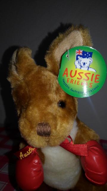 AUSSIE FRIENDS カンガルー ボクシング ぬいぐるみ 正規品 Aランク  レトロ < おもちゃ  AUSSIE FRIENDS カンガルー ボクシング ぬいぐるみ 正規品 Aランク  レトロ < おもちゃの