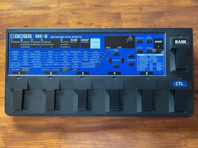 BOSS ME-8 GUITAR MULTIPLE EFFECTS {X }` GtFN^[ i i A_v^[ t 