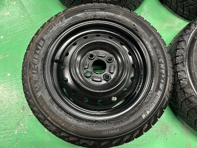 0110199)激安スタッドレスタイヤ艶消しブラックスチールホイール4本セット軽自動車用155/65R14送料無料 < 自動車/バイク 0110199)激安スタッドレスタイヤ艶消しブラックスチールホイール4本セット軽自動車用155/65R14送料無料 < 自動車/バイク